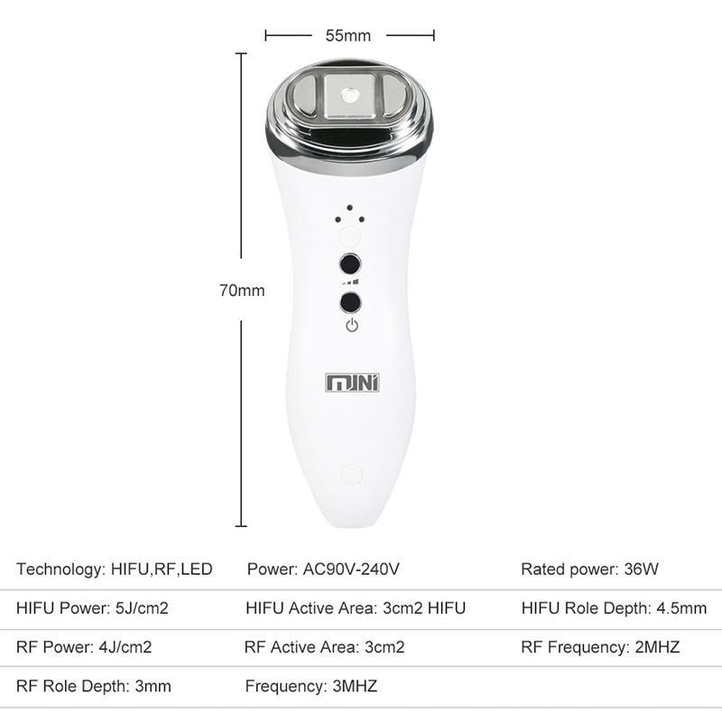 Máquina de eliminación de arrugas RF de mano