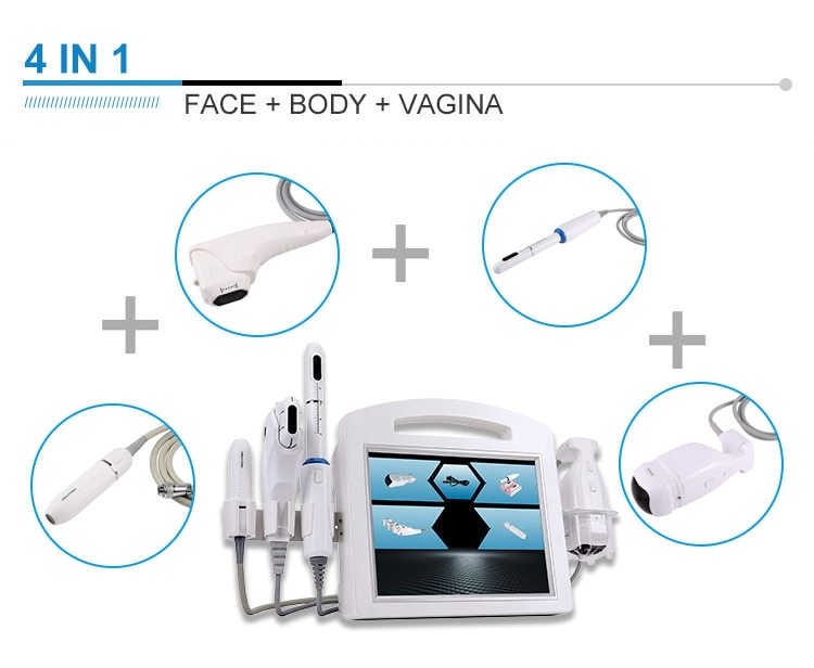 Máquina multifuncional 4D hifu para uso facial y corporal virgen