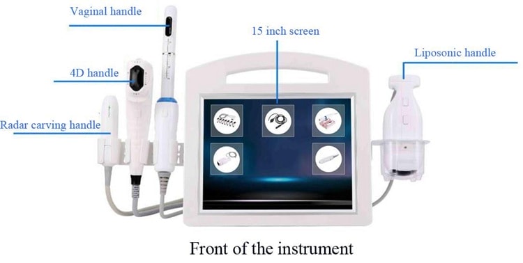 Máquina multifuncional 4D hifu para uso facial y corporal virgen