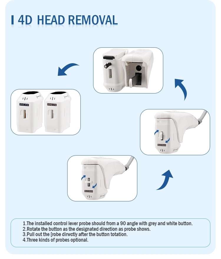 Máquina multifuncional 4D hifu para uso facial y corporal virgen