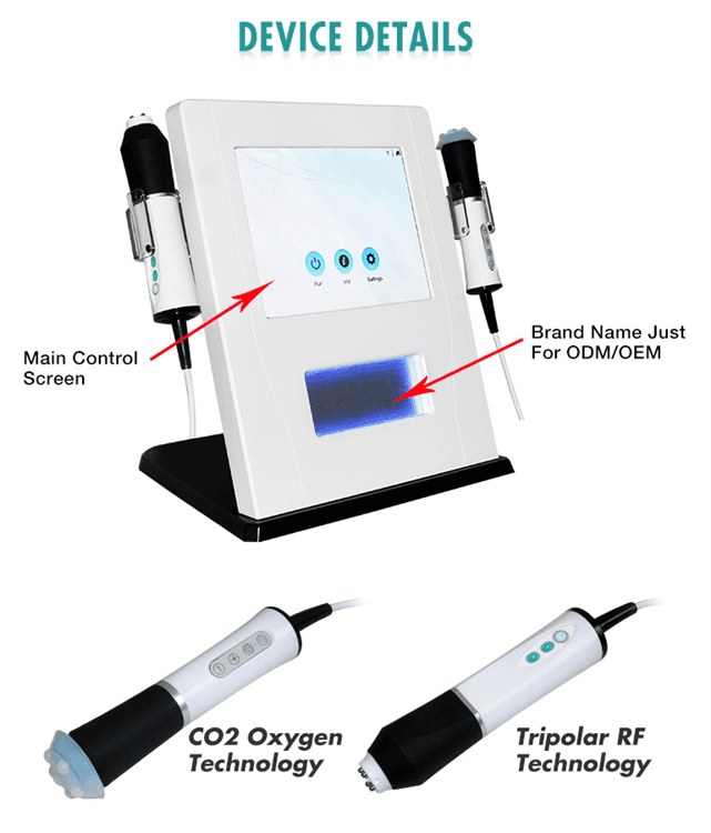 Máquina facial de CO2 3 en 1