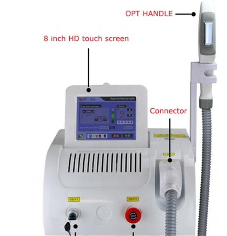 Máquina de depilación láser IPL OPT SHR