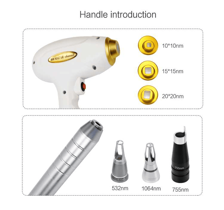 Máquina de depilación láser de 808 nm