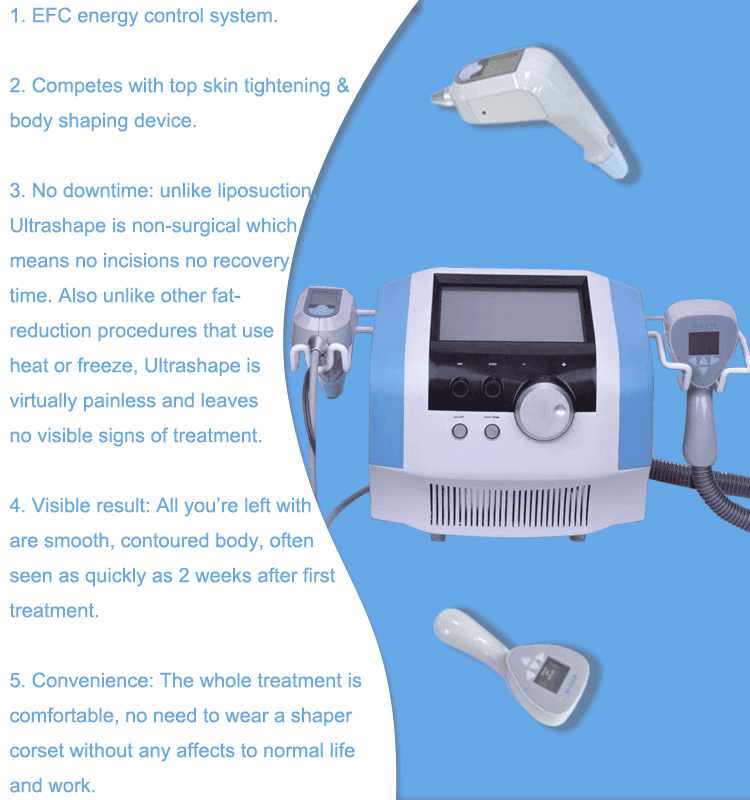 Portable Exils Body Face Skin Tighten máquina de eliminación de arrugas