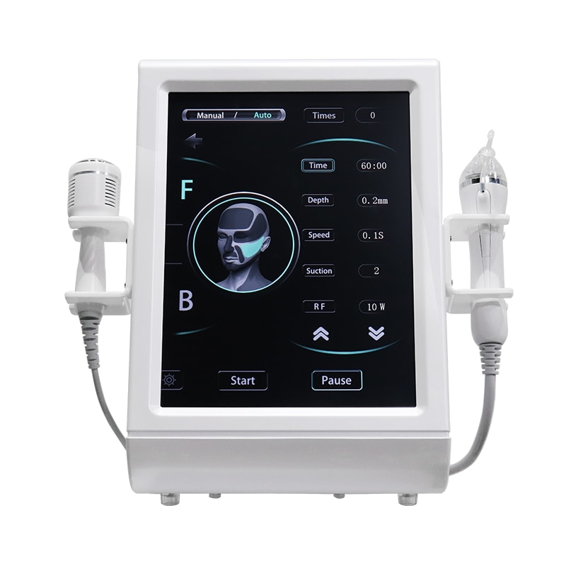 Instrumento de belleza RF con microaguja dorada