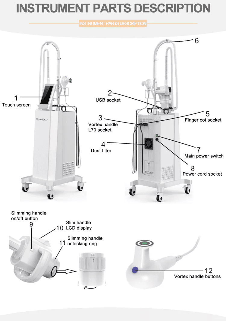 Máquina de adelgazamiento para quemar grasa en el hogar para la máquina de reducción de celulitis