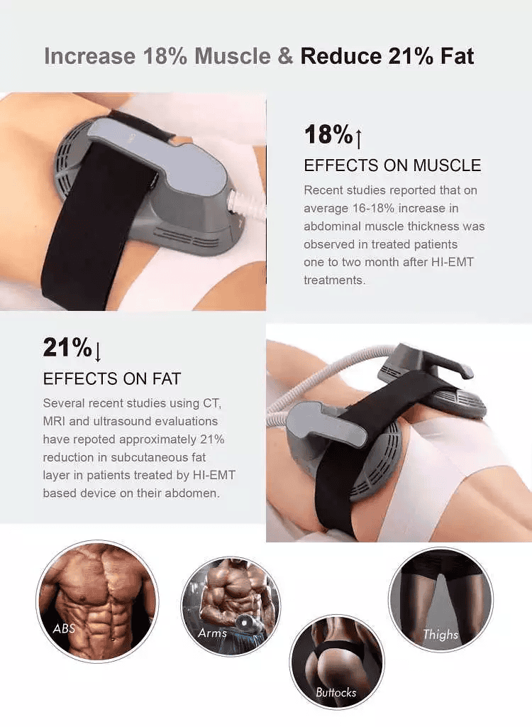 Máquina para perder grasa vertical Emslim Nova Neo Muscle Building