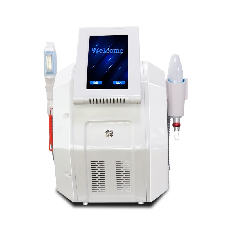 2 en 1 Nd Yag Laser/máquina de eliminación de tatuajes portátil Ipl Hair Removal Laser