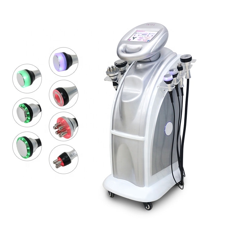 Dispositivo de belleza adelgazante rf de cavitación 7 en 1/máquina de cavitación ultrasónica de 80K