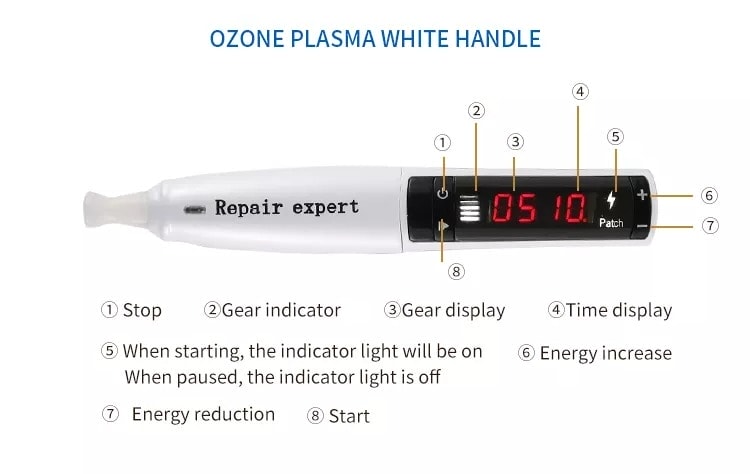 Máquinas de belleza láser de plasma facial para eliminación de manchas de acné portátiles 2 en 1