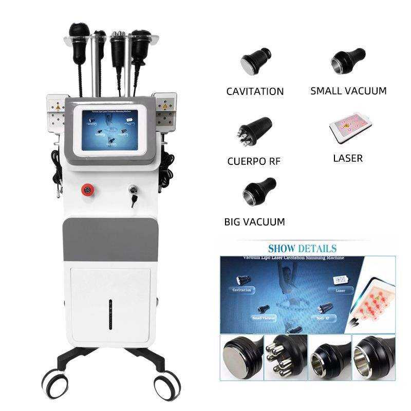 Máquina ultrasónica de la pérdida de peso de las almohadillas del laser de la radiofrecuencia del sistema de la cavitación del vacío